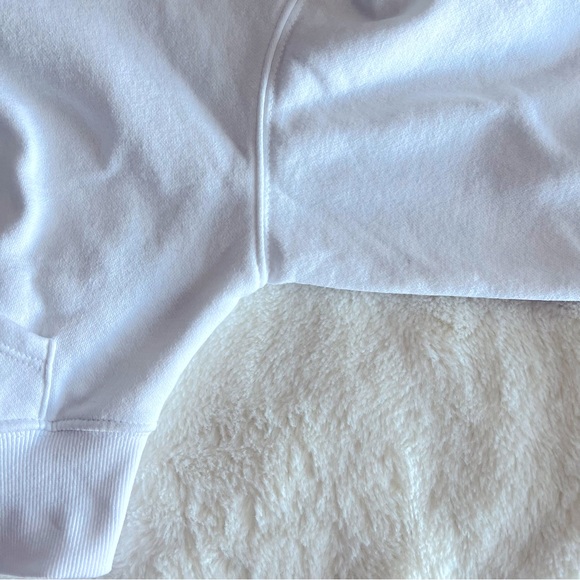 White Cropped Hoodie 🤍 - Picture 3 of 10